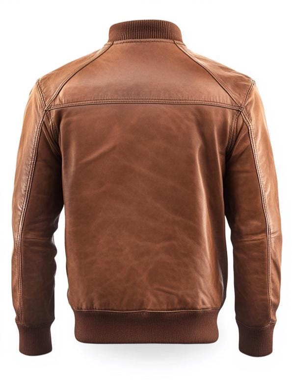 Men's Varsity Style Genuine Leather Bomber Jacket – Classic Casual Fashion By Leather Chloride