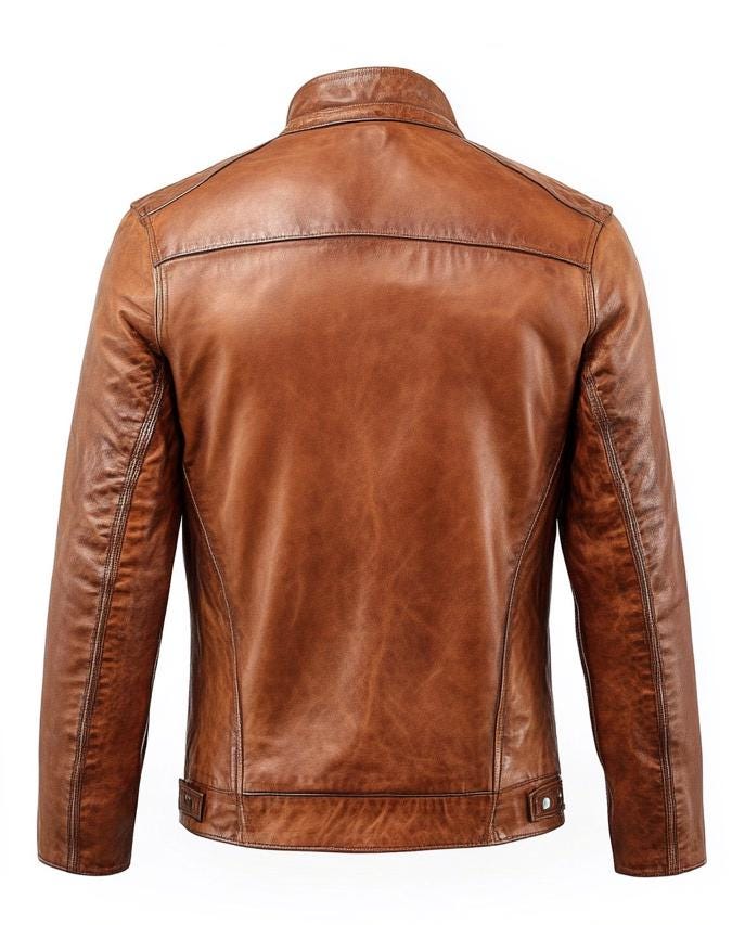 Men's Brown Real Leather Jacket – Slim Fit Motorcycle Casual Street Style By Leather Chloride