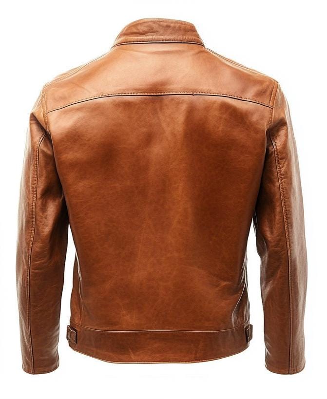 Men's Brown Real Leather Jacket – Slim Fit Classic Street Style By Leather Chloride