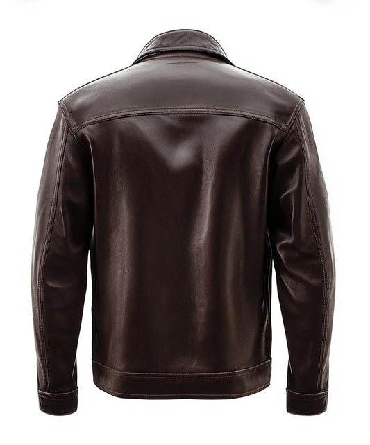 Men's Black Real Leather Jacket Slim Fit Biker Motorcycle Streetwear Classic by Leather Chloride