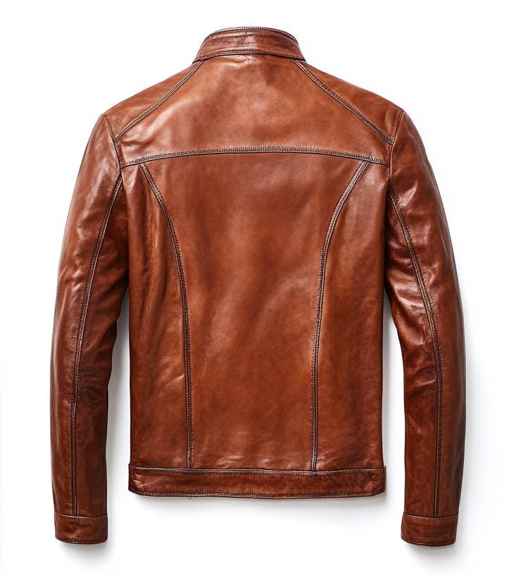 Men's Brown Real Leather Jacket – Slim Fit Streetwear Casual Classic Style by Leather Chloride
